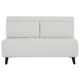 SCHLAFSOFA Webstoff Weiß  - Schwarz/Weiß, Design, Holz/Textil (143/82/88cm) - Carryhome
