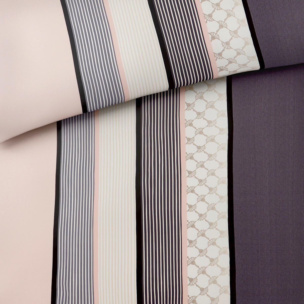 BETTWÄSCHE Makosatin 140/200 cm  - Hellrosa/Creme, Design, Naturmaterialien/Textil (140/200cm) - Joop!