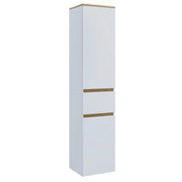 HOCHSCHRANK 40/180/35 cm  - Honigeiche/Weiß, Trend, Holzwerkstoff (40/180/35cm) - MID.YOU
