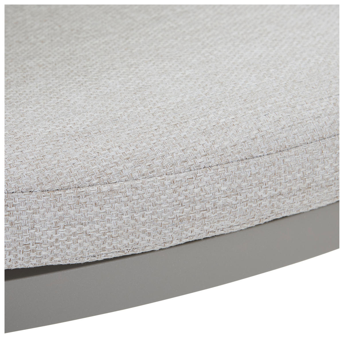 GARTENSESSEL Aluminium Hellgrau  - Hellgrau, Design, Textil/Metall (64/78/63cm) - Amatio