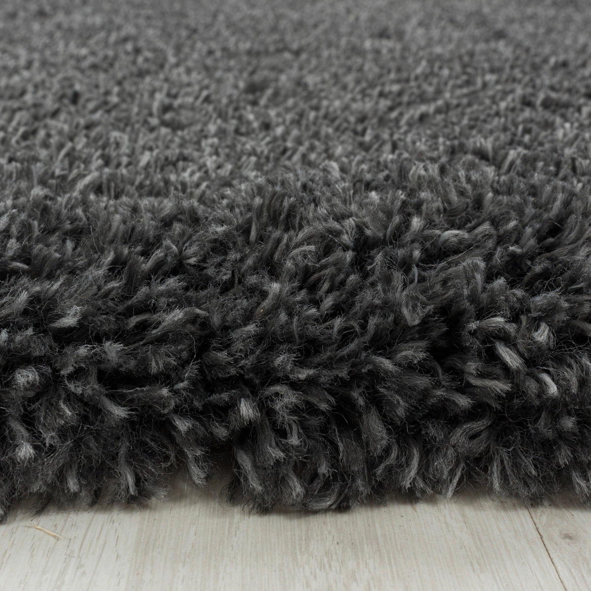 KOBEREC S VYSOKÝM VLASEM, 140/200 cm, šedá - šedá, Basics, textil (140/200cm) - Novel