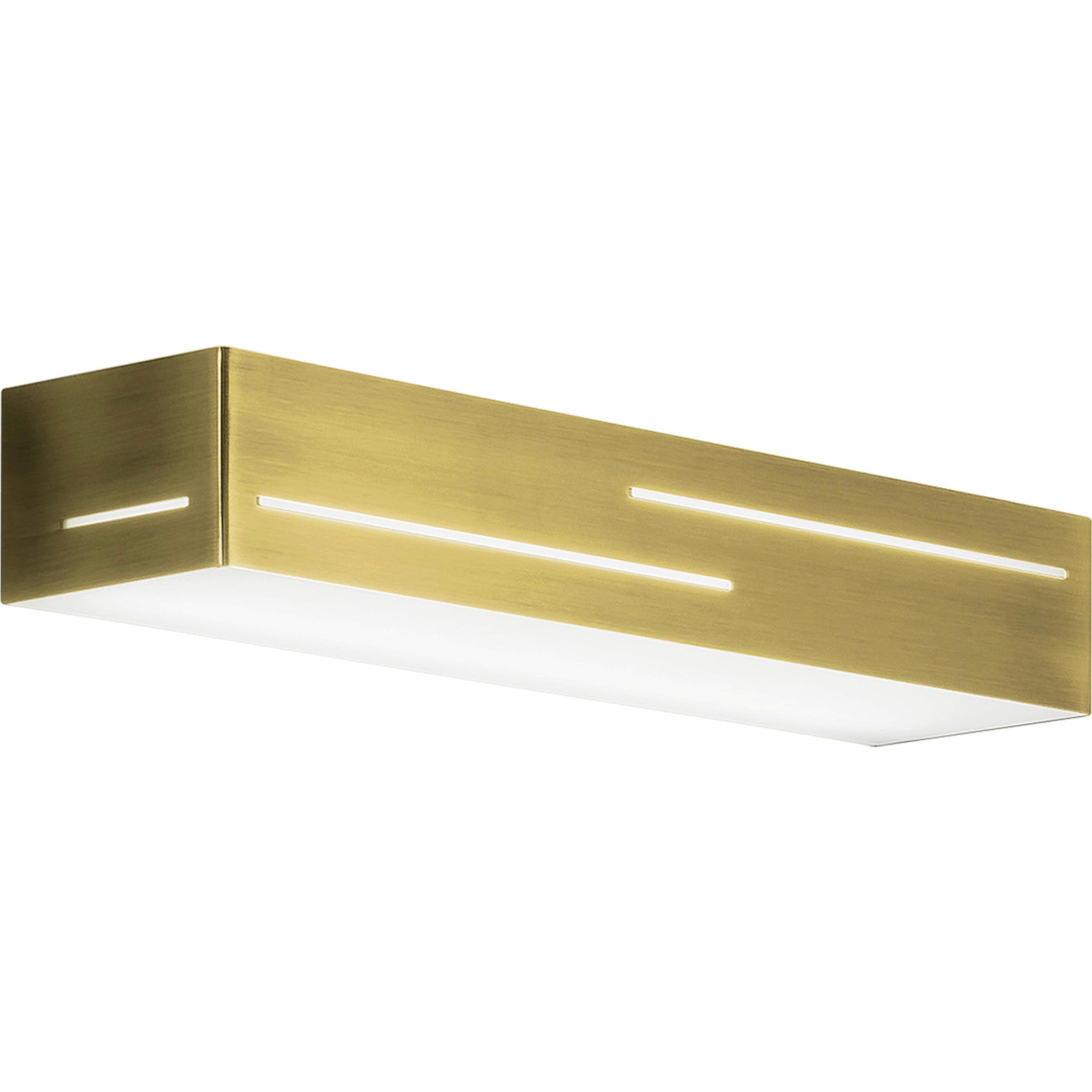 LED-WANDLEUCHTE Banny 31/7/5 cm   - Messingfarben, Basics, Kunststoff/Metall (31/7/5cm) - Fabas Luce