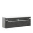 LOWBOARD Melamin Graphitfarben, Weiß - Graphitfarben/Alufarben, Design, Kunststoff/Metall (150,1/53,1/50,8cm) - Stylife LOWBOARD Melamin Graphitfarben, Weiß - Graphitfarben/Alufarben, Design, Kunststoff/Metall (150,1/53,1/50,8cm) - Stylife