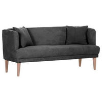 SITZBANK in Textil Eichefarben, Grau, Anthrazit  - Eichefarben/Anthrazit, Design, Holz/Textil (170/83/70cm) - Landscape