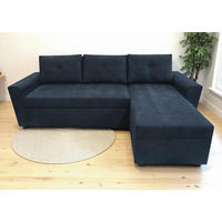 ECKSOFA TERMOLI Anthrazit Jacquard  - Anthrazit/Schwarz, Design, Kunststoff/Textil (231/155cm) - MID.YOU