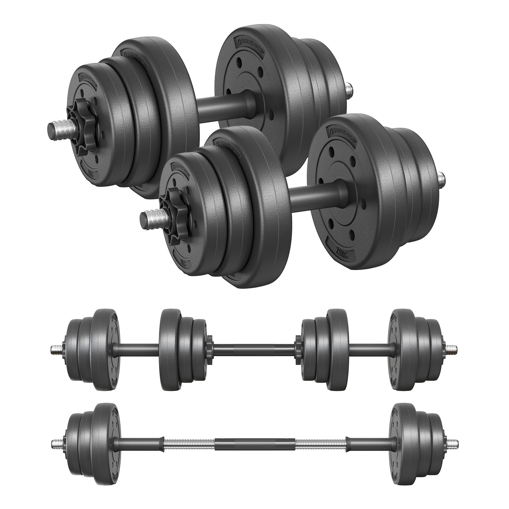 XXXLutz Fitness-Set Schwarz 42x21.5x21.5 cm