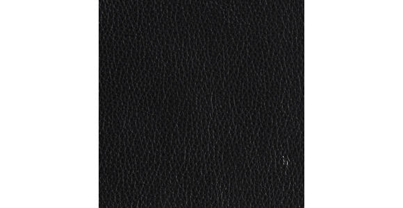ECKSOFA DUA in Echtleder Schwarz  170/293 cm  - Chromfarben/Schwarz, Design, Leder/Metall (170/293cm) - Novel