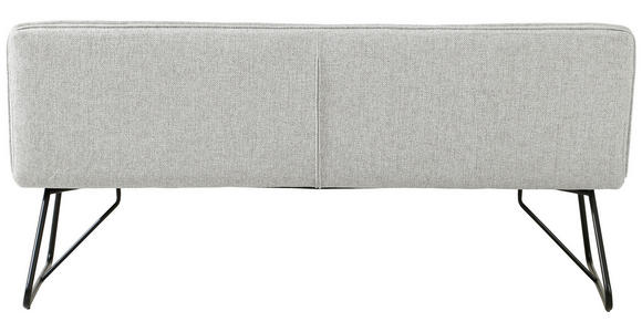 SITZBANK 180/84/65 cm  in Schwarz, Beige  - Beige/Schwarz, Design, Textil/Metall (180/84/65cm) - Carryhome