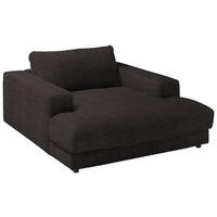 XXL-SESSEL - Anthrazit/Schwarz, Design, Kunststoff/Textil (150/86/170cm) - Lomoco