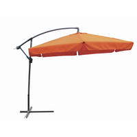BOČNÍ SLUNEČNÍK 300/250/300 cm - terracotta/antracitová, Basics, kov/plast (300/250/300cm) - Gardenson