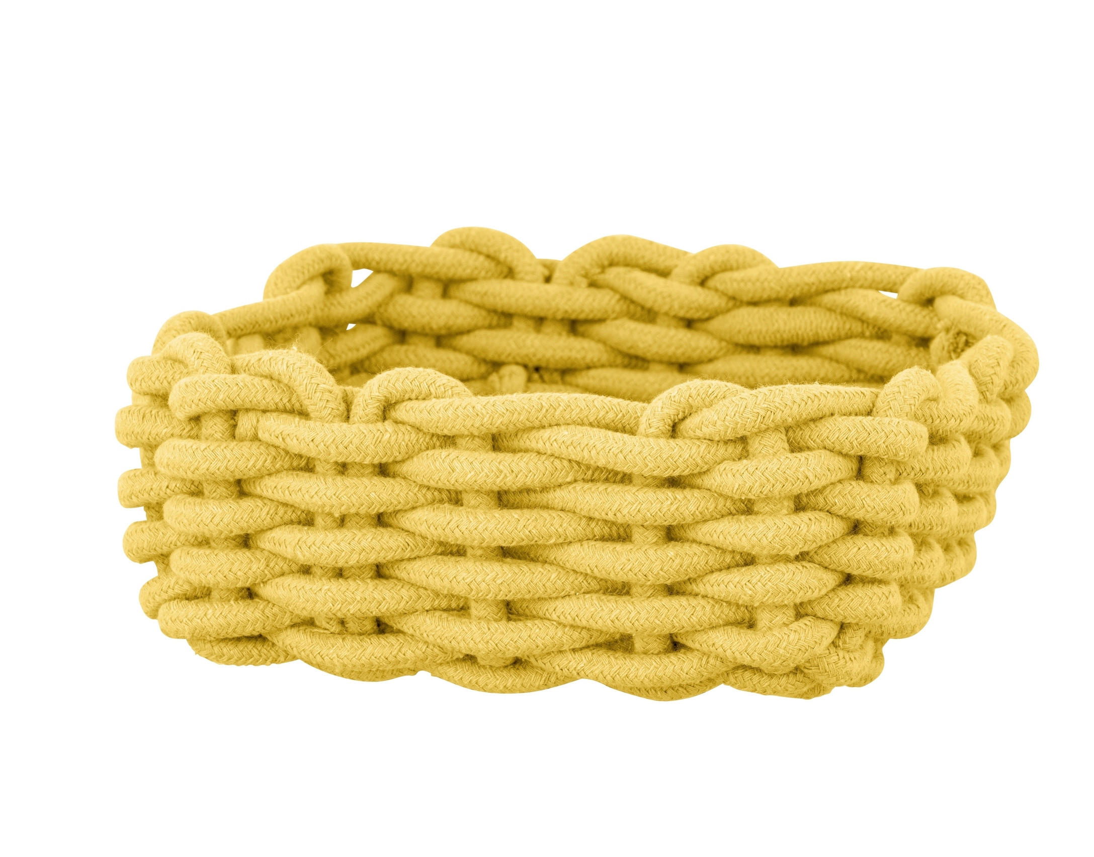 AUFBEWAHRUNGSKÖRBCHEN     - Senfgelb, KONVENTIONELL, Textil (21,5/7,5/21,5cm) - Schöner Wohnen