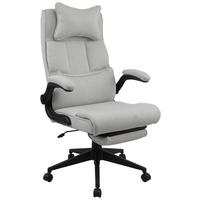 CHEFSESSEL Webstoff Creme  - Creme/Schwarz, Modern, Kunststoff/Textil (62/112-122/65cm) - MID.YOU