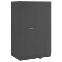 MEHRZWECKSCHRANK 100/162/68 cm  in Anthrazit  - Chromfarben/Anthrazit, Design, Holzwerkstoff/Kunststoff (100/162/68cm)
