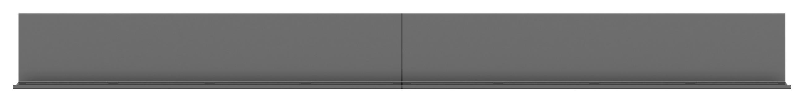 REGALELEMENT Schwarz  - Schwarz, Basics, Metall (105/11/20cm) - Visiona