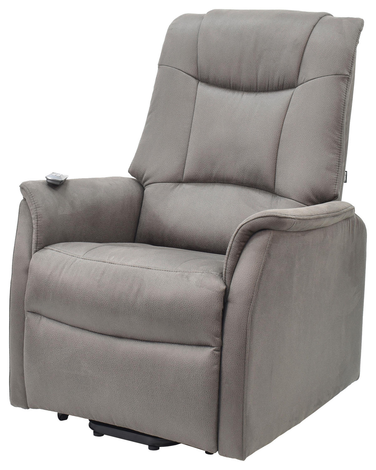 FERNSEHSESSEL  mit Webstoff Dunkelbraun Relaxfunktion, Aufstehhilfe, ausziehbare Fußstütze  - Dunkelbraun, KONVENTIONELL, Textil/Metall (82/111/78/89/175cm) - Cantus