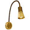 VÄGGLAMPA 31/24/8 cm   - guldfärgad, Basics, metall (31/24/8cm)