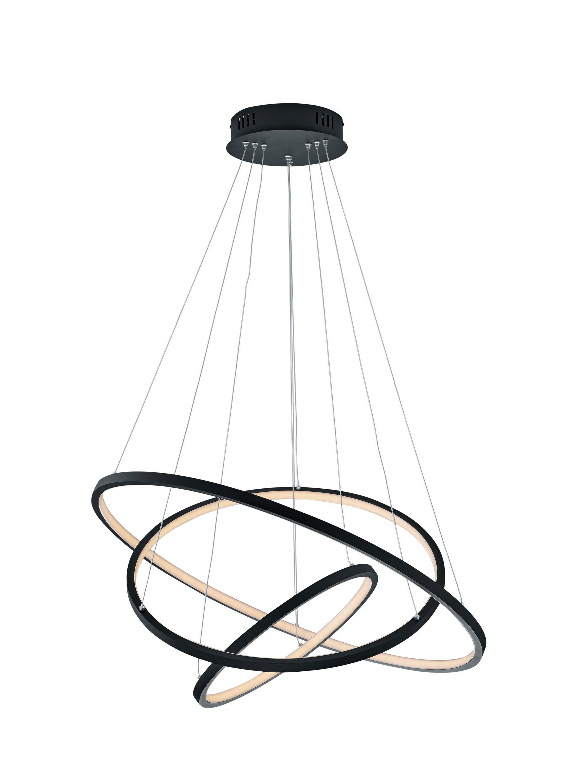 Trio Leuchten Led-Hängeleuchte Anthrazit 80x150x80 cm