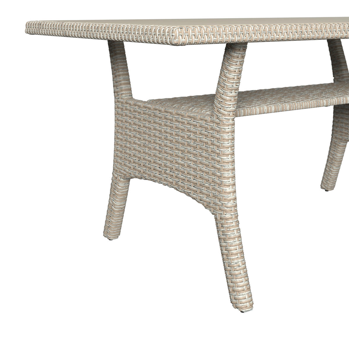 DINING-LOUNGESET  - Beige, KONVENTIONELL, Metall (235/73/66cm) - Ambia Garden
