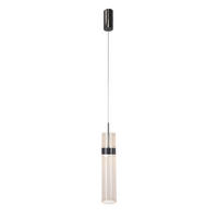 HÄNGELEUCHTE    - Graphitfarben, Konventionell, Kunststoff (120/6/6cm)