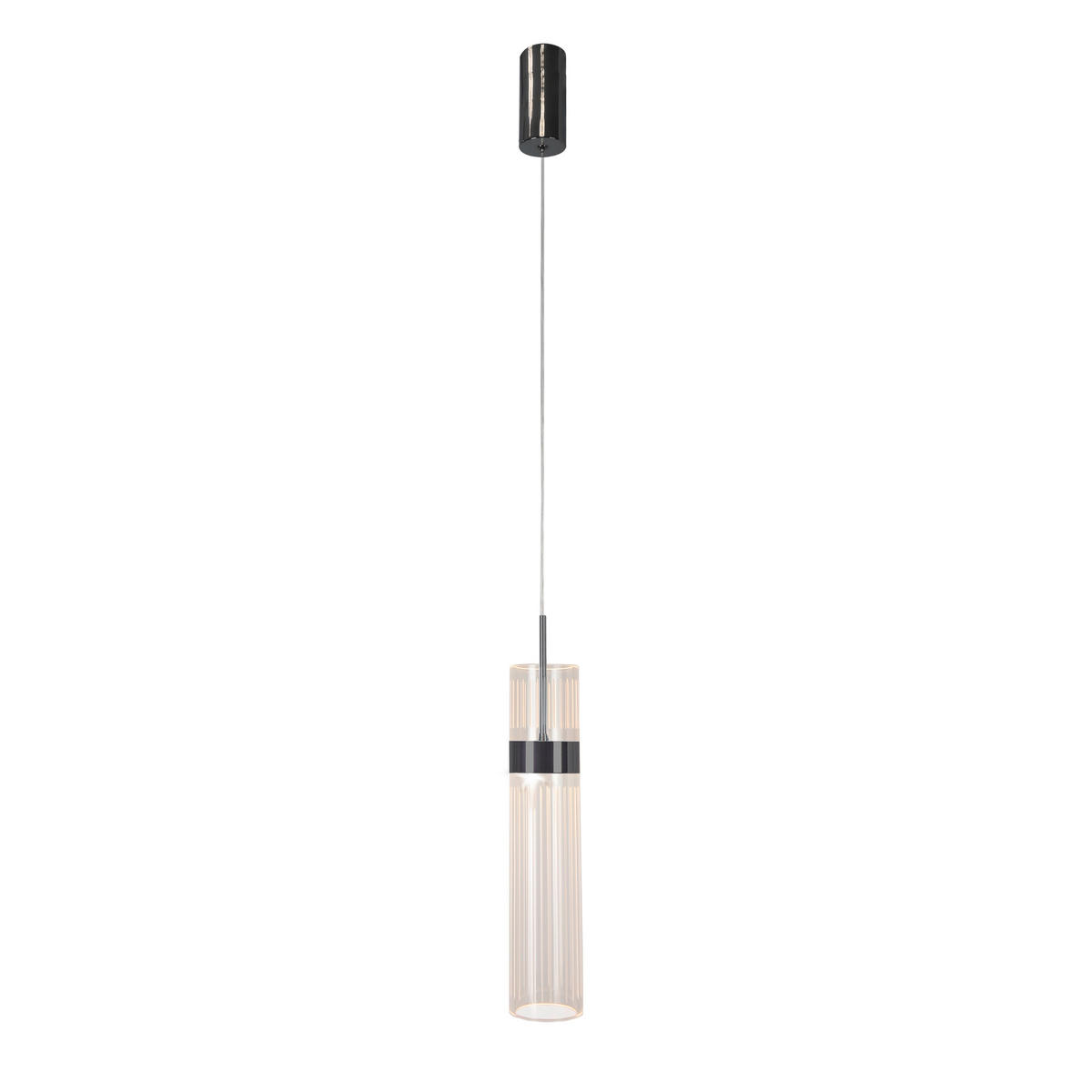 HÄNGELEUCHTE    - Graphitfarben, Konventionell, Kunststoff (120/6/6cm)
