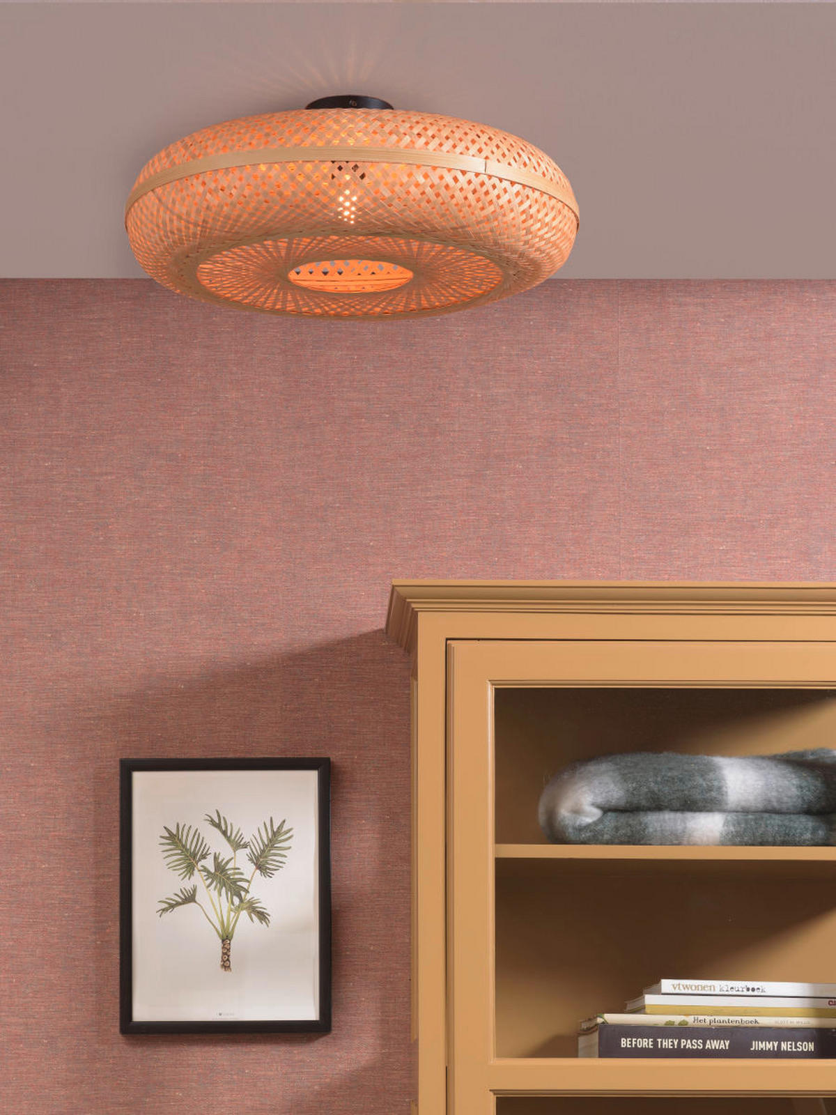 DECKENLEUCHTE GOOD&MOJO 60/60/17 cm   - Naturfarben, Trend, Holz (60/60/17cm) - Good & Mojo
