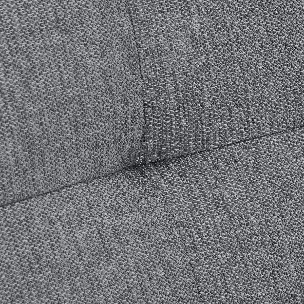 ECKSOFA in Flachgewebe Dunkelgrau  - Dunkelgrau/Schwarz, Konventionell, Kunststoff/Textil (292/189cm) - Carryhome