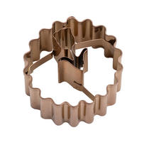 LINZER-KEKSAUSSTECHER - Altrosa, Trend, Metall (5cm) - Dr.Oetker