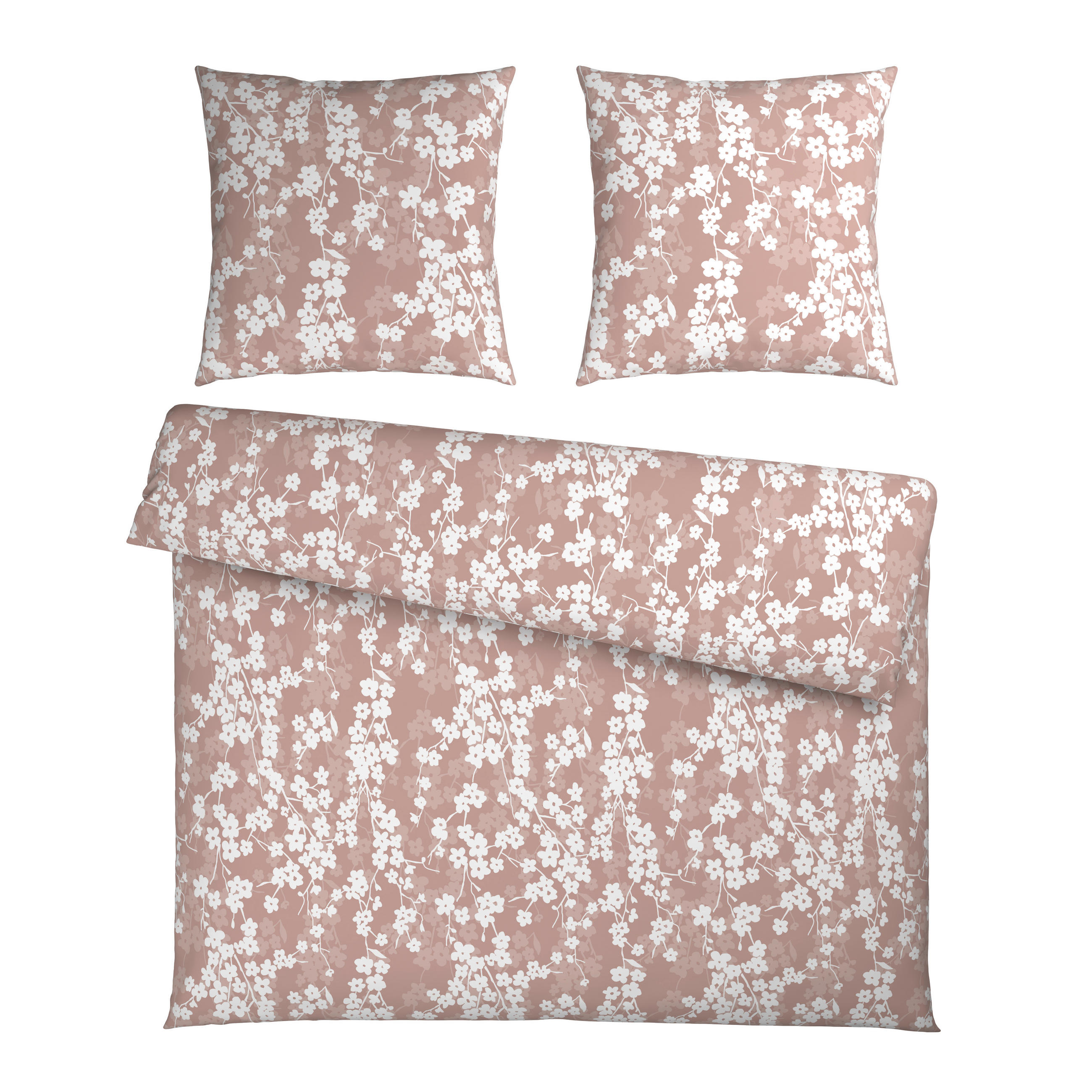BETTWÄSCHE Musselin 200/200 cm  - Rosa, Textil (200/200cm) - Esposa