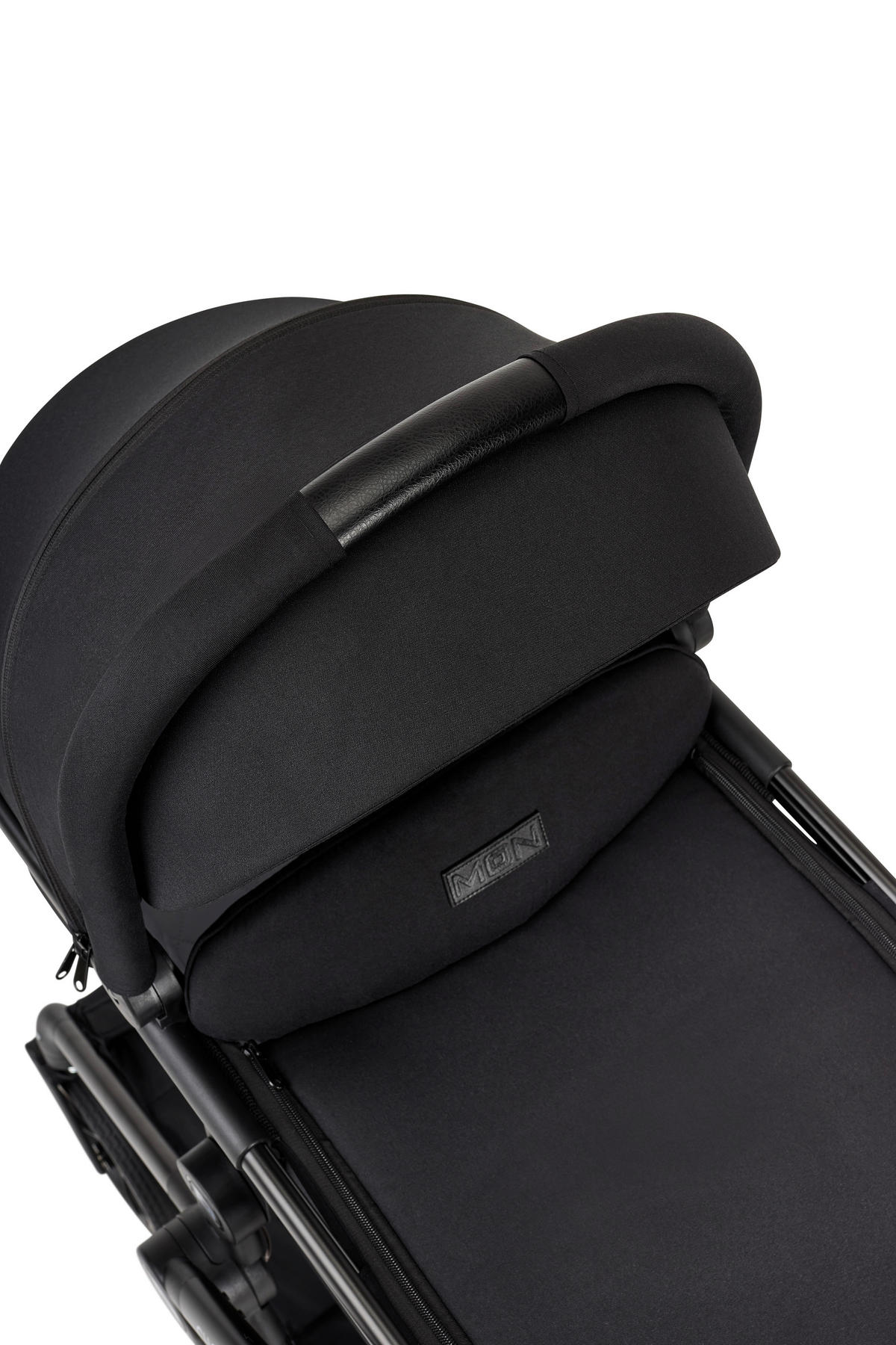 KINDERWAGENSET CLICC  - Schwarz, Basics, Textil/Metall (61/114/84cm) - Moon