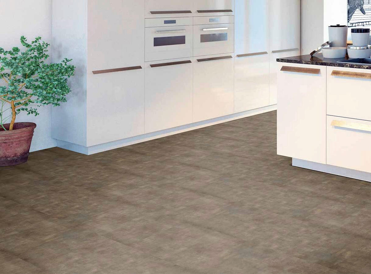 DESIGNBODEN Large  per  m² - Braun, Basics, Kunststoff (81.28/40.64/0.75cm)