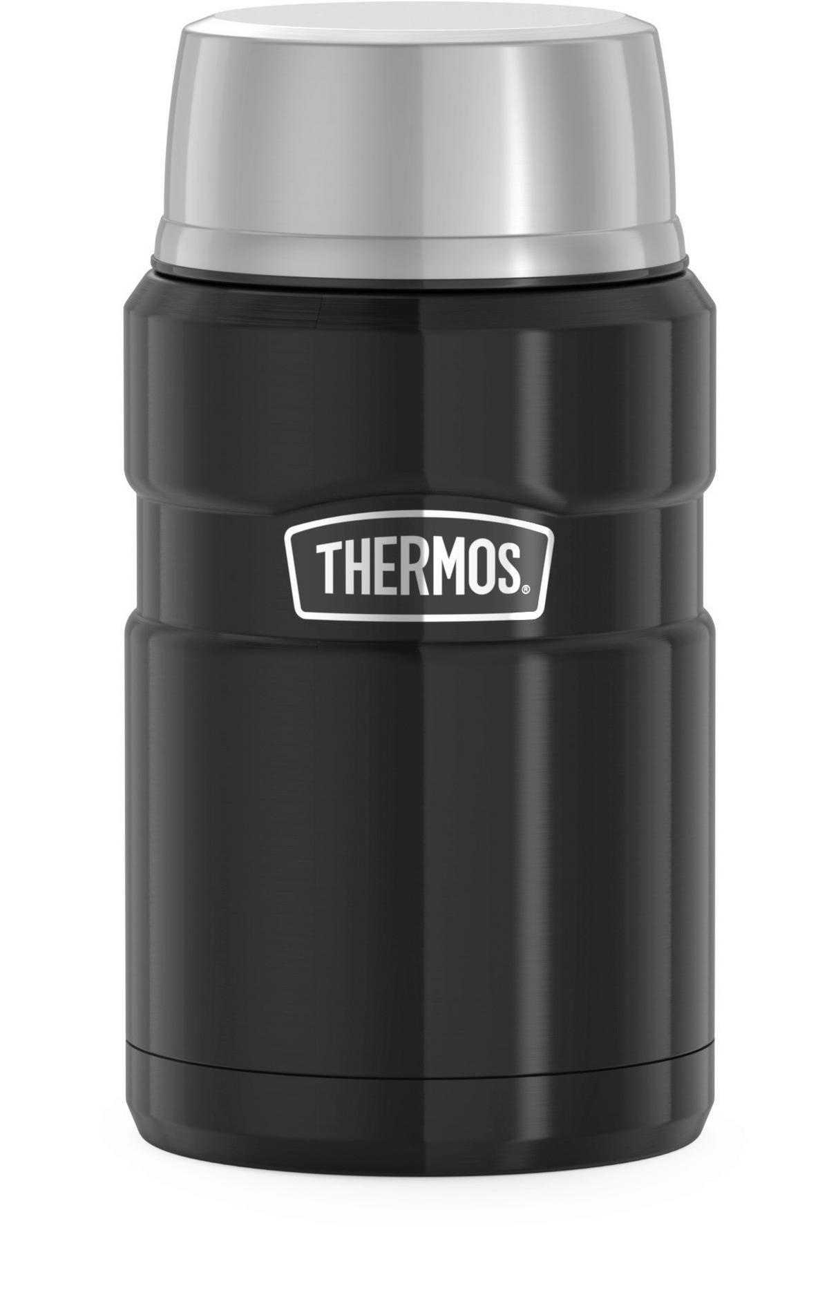 ISOLIERSPEISEGEFÄSS Stainless King 0,71 L  - Schwarz Hochglanz, Metall (0,71l) - Thermos