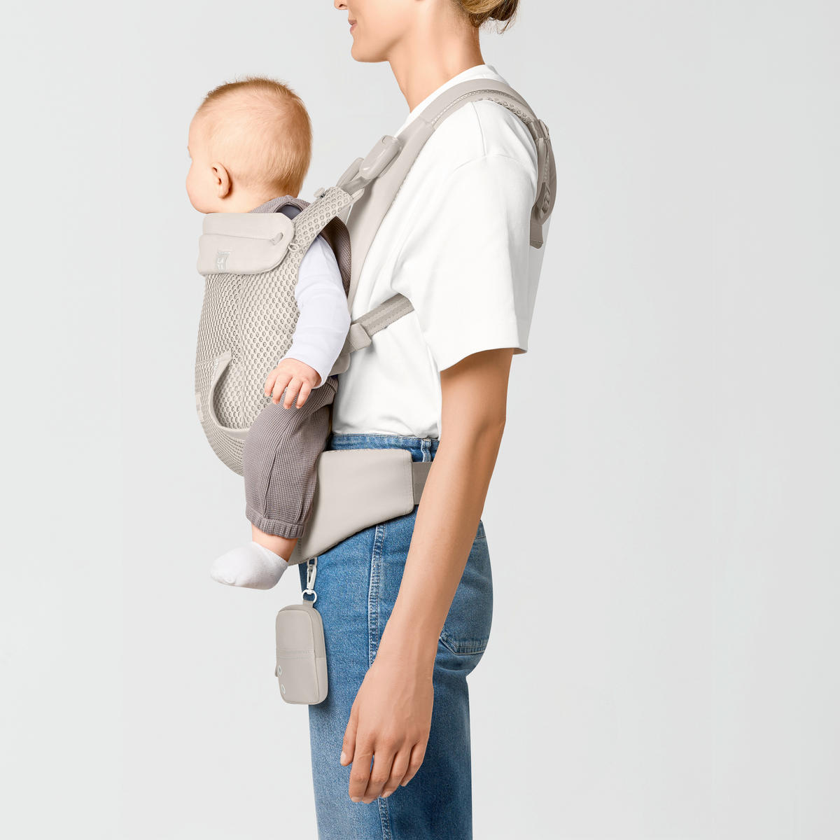 BABYTRAGE Laya  - Greige, Basics, Textil (50/60cm) - Cybex