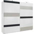 SCHWEBETÜRENSCHRANK in Grau, Weiß, Hellgrau - Hellgrau/Alufarben, Design, Glas/Holzwerkstoff (225/210/65cm) - Carryhome SCHWEBETÜRENSCHRANK in Grau, Weiß, Hellgrau - Hellgrau/Alufarben, Design, Glas/Holzwerkstoff (225/210/65cm) - Carryhome