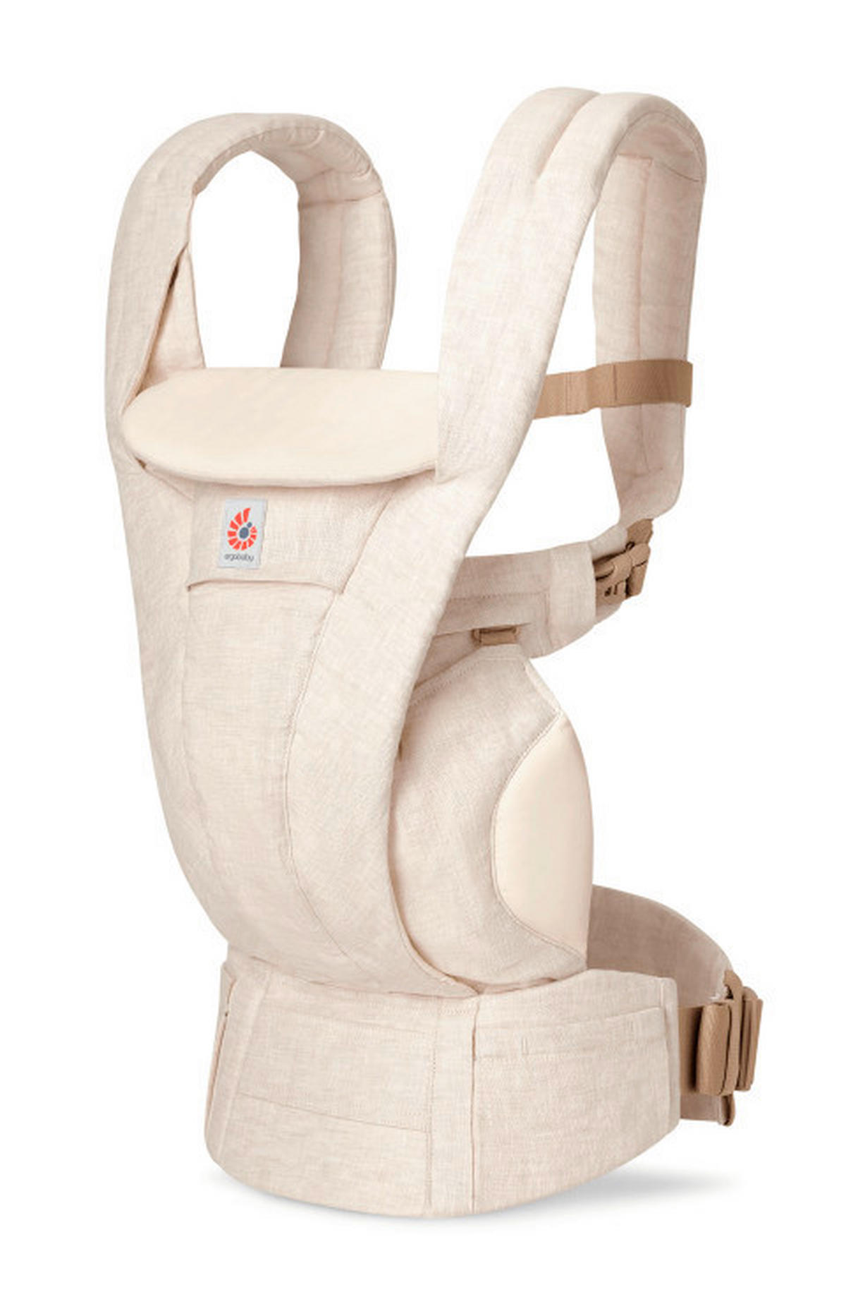 KENGUR NOSILJKA  Omni Deluxe Linen  - ecru, Osnovno, tekstil (26.5/27.5/14.8cm) - Ergo Baby
