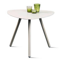 BEISTELLTISCH in Metall 50/50/40 cm  - Grau, Design, Metall (50/50/40cm) - Xora