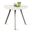 BEISTELLTISCH 50/50/40 cm Grau Freiform  - Grau, Design, Metall (50/50/40cm) - Xora
