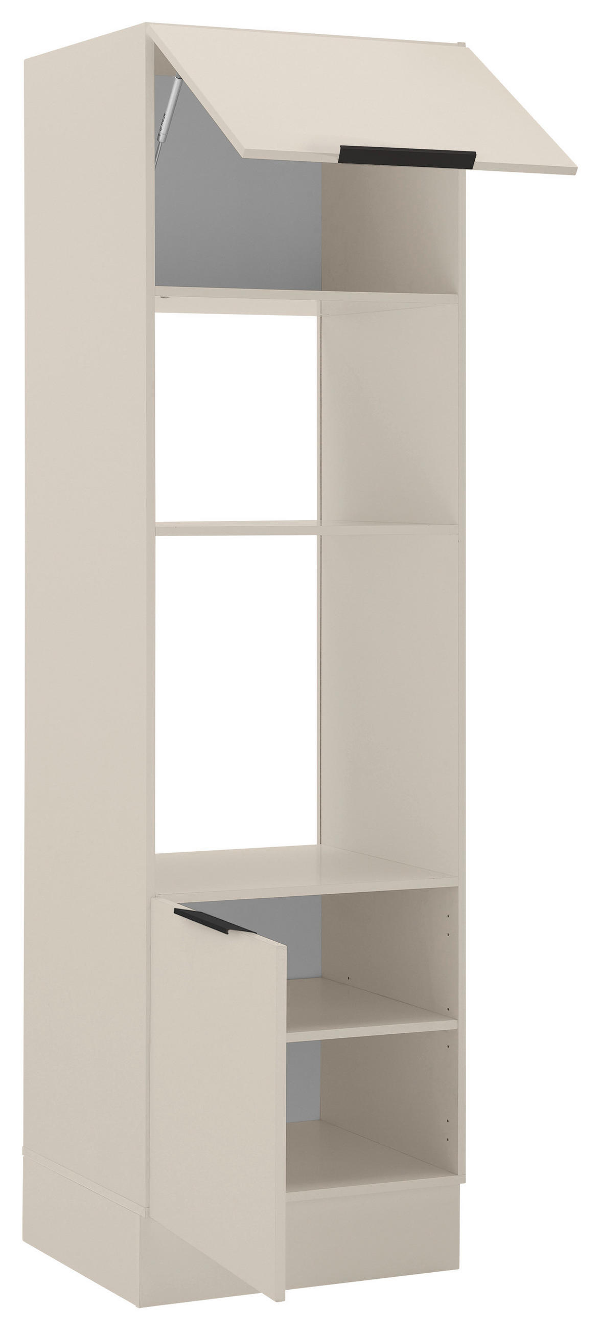GERÄTEUMBAUSCHRANK 60/211/57 cm  in Kaschmir  - Kaschmir/Schwarz, Basics, Holzwerkstoff/Metall (60/211/57cm) - Carryhome