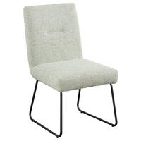 STUHL - Pastellgrün/Schwarz, Design, Textil/Metall (51,5/92,5/65cm) - SetOne by Musterring