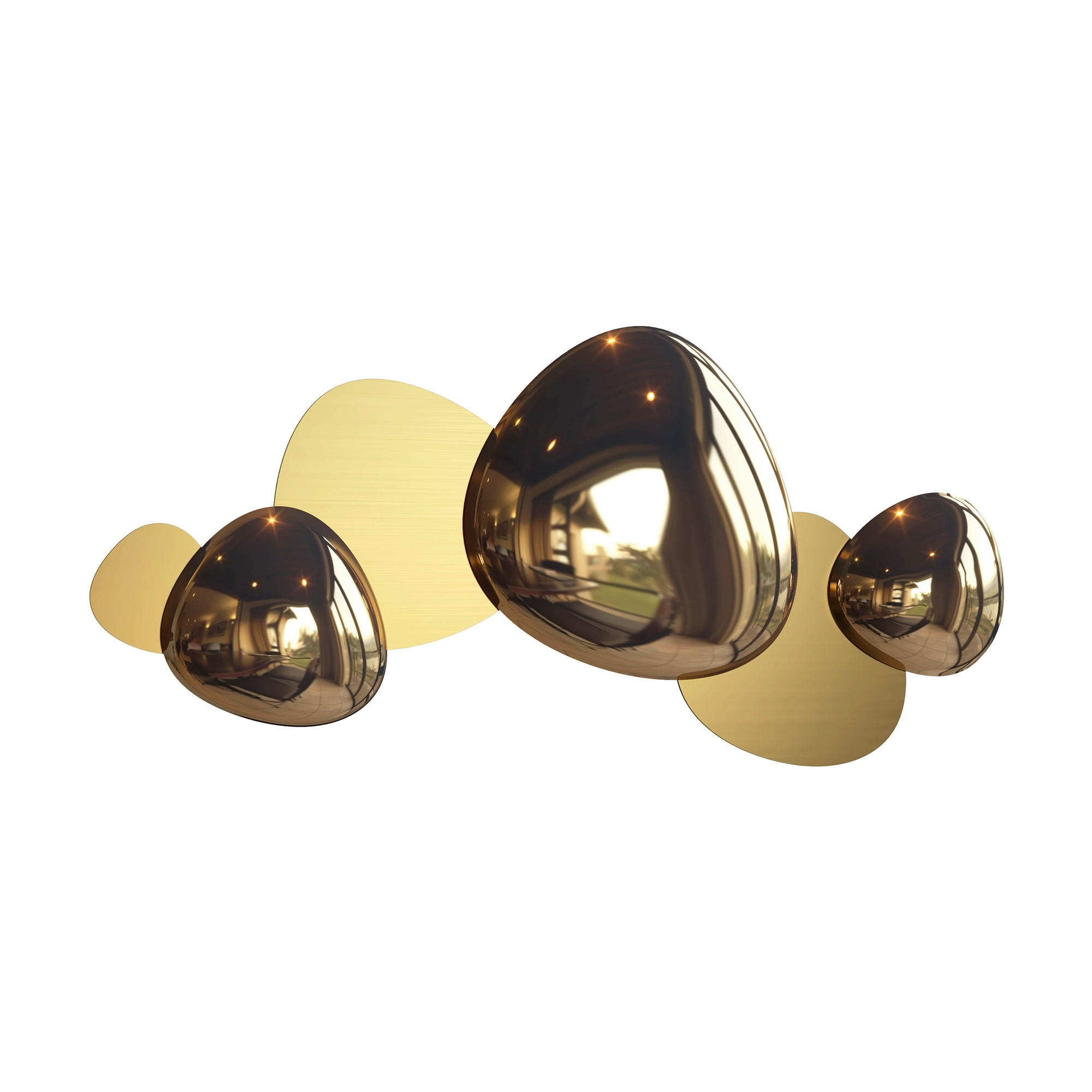 WANDLEUCHTE Modern   - Goldfarben, Trend, Metall (37,1/79/7,4cm) - MAYTONI