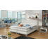BOXSPRINGBETT Webstoff 160/200 cm INKL. Matratze, Topper - Silberfarben/Creme, Design, Kunststoff/Textil (160/200cm) - Linea Natura