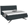 POLSTERBETT 180/200 cm  in Dunkelblau, Dunkelgrau  - Weiss/Dunkelgrau, Design, Holzwerkstoff/Kunststoff (180/200cm) - Dieter Knoll