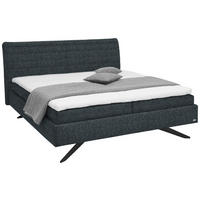 POLSTERBETT 180/200 cm  in Dunkelblau, Dunkelgrau  - Weiss/Dunkelgrau, Design, Holzwerkstoff/Kunststoff (180/200cm) - Dieter Knoll