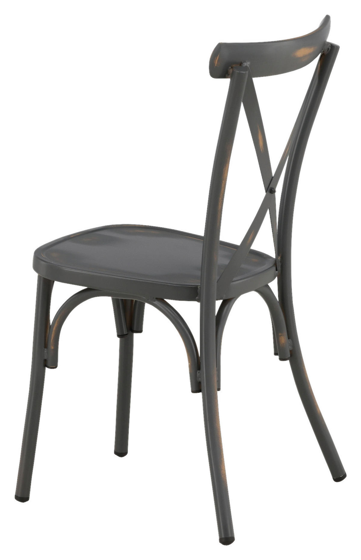 GARTENSTUHL-SET Metall Schwarz  - Schwarz, KONVENTIONELL, Metall (48/88/48cm) - Gardenson