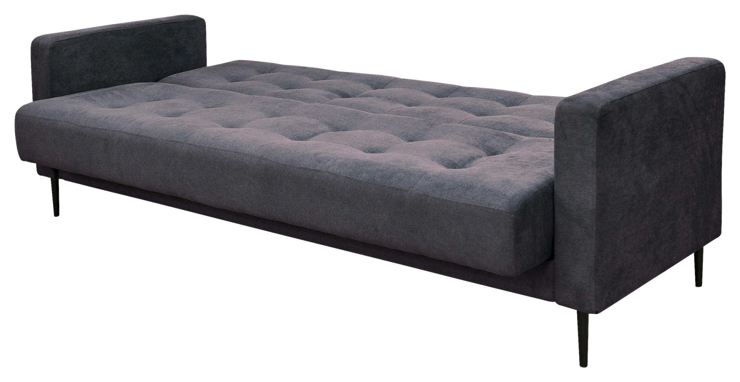 TROSJED NA RAZVLAČENJE tekstil  tamno siva    - tamno siva/crna, Design, tekstil/metal (223/89/86cm) - P & B