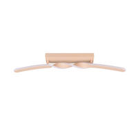 LED-DECKENLEUCHTE 79/12,5/8 cm   - Sandfarben/Weiß, Design, Kunststoff/Metall (79/12,5/8cm)