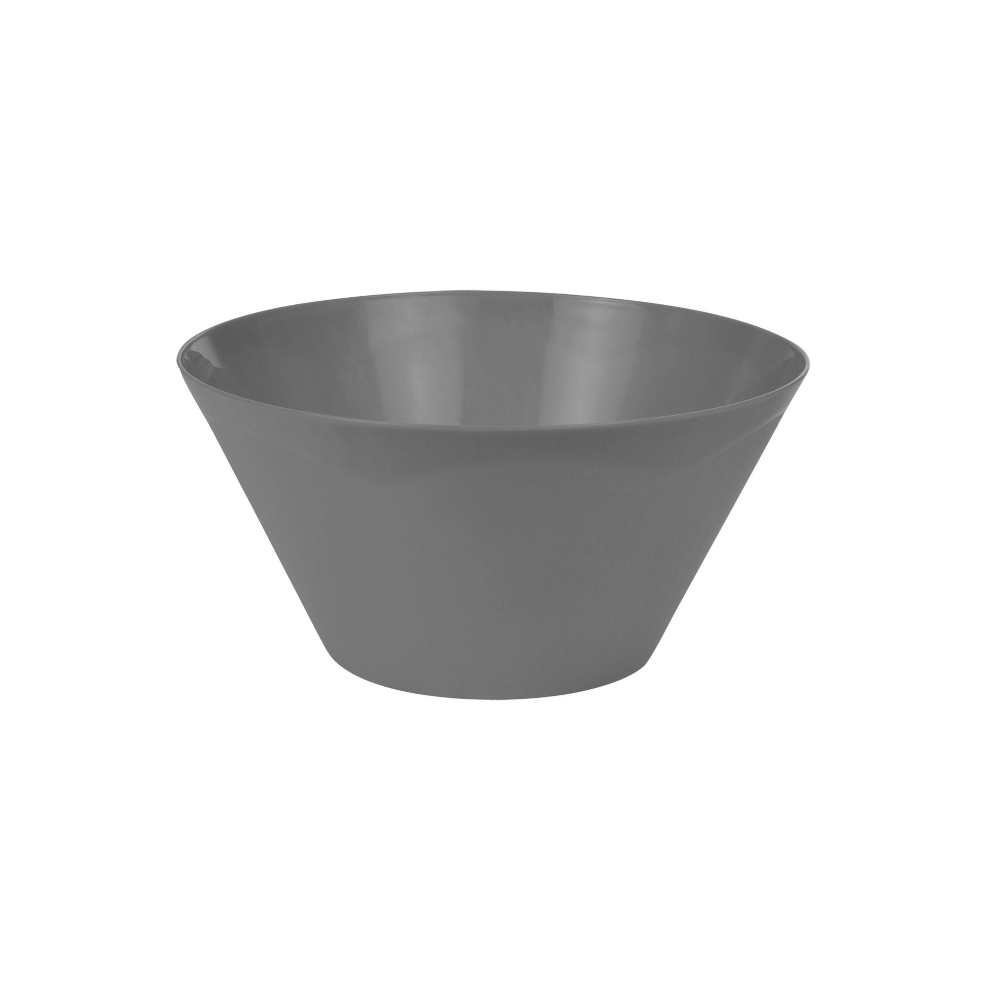 ČINIJA ZA SALATU    25/13 cm       - antracit, Osnovno, plastika (25/13cm)