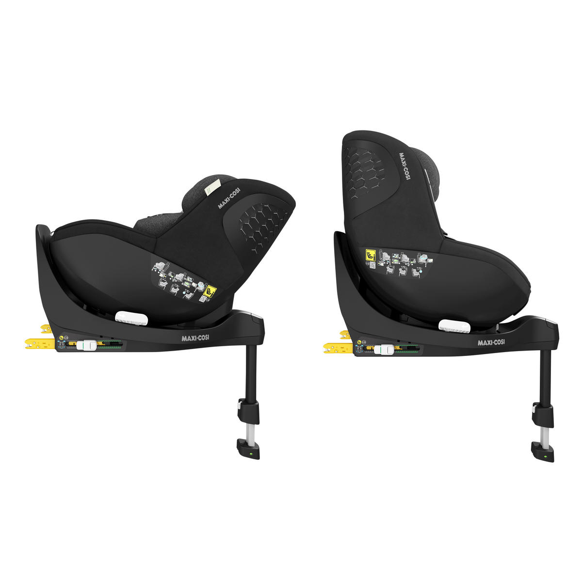 AUTO-SEDIŠTE ZA DECU  Mica Pro Eco  - crna, Osnovno, tekstil/metal (44,2/64,8/68,3cm) - Maxi-Cosi