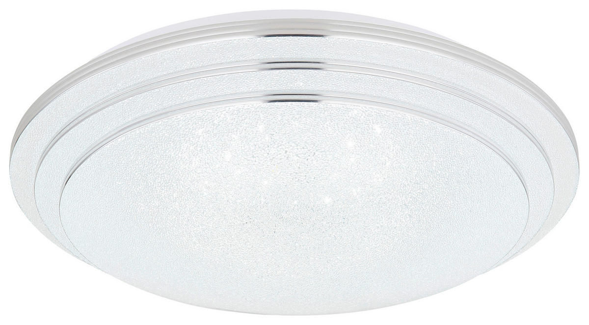 STROPNA LED-SVETILKA   //2700-6500 K/230 V/ - bela/opal, Basics, kovina/umetna masa (40/9,5cm) - Globo