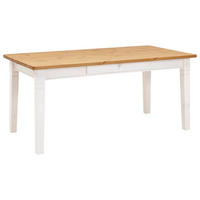 ESSTISCH in Holz 180/90/78 cm  - Laugenfarbig/Weiß, ROMANTIK / LANDHAUS, Holz (180/90/78cm) - Boxxx