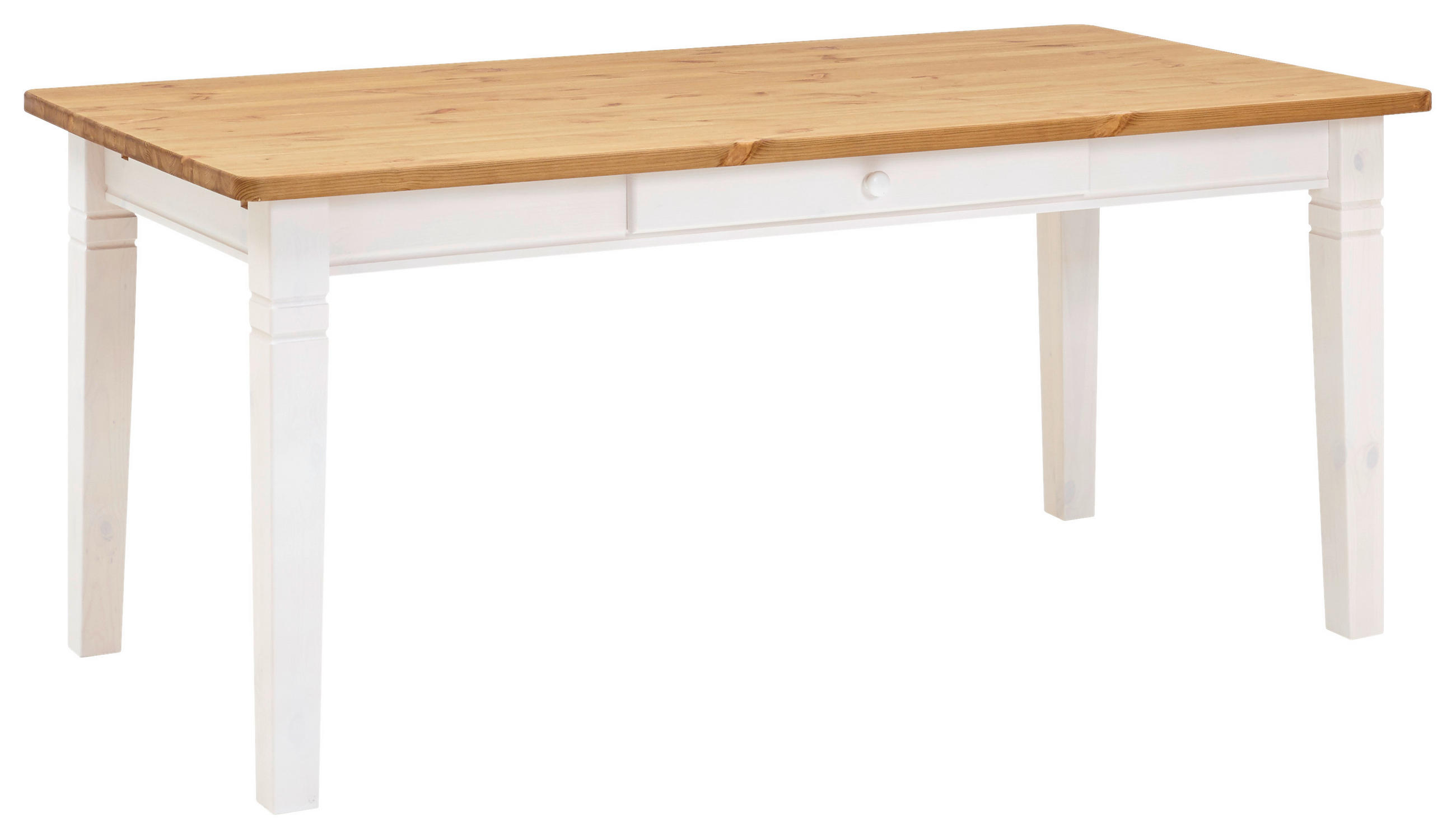 Boxxx Esstisch Weiß, Laugenfarbig 90x78x180 cm